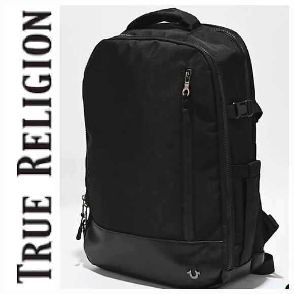 True Religion Dome Backpack- Black - Picture 1 of 15